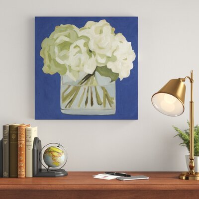 'White Hydrangeas II' Painting on Canvas 1017CDR