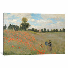 Load image into Gallery viewer, 'Wild Poppies, Near Argenteuil' by Claude Monet canvas 3683RR

