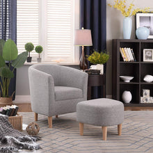 Load image into Gallery viewer, 27&#39;&#39; Wide Armchair and Ottoman 7431RR
