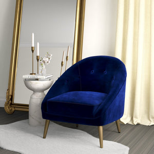 29" Wide Tufted  Velvet Barrel Chair MRM1797
