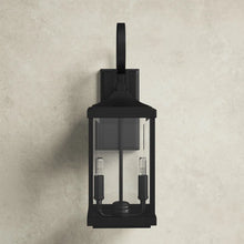 Load image into Gallery viewer, Bulb 21.75&#39;&#39; H Beveled Glass Outdoor Wall Lantern, (Set of 4)
