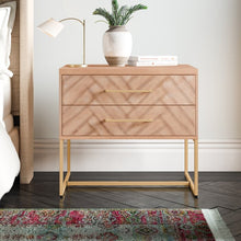 Load image into Gallery viewer, 2 - Drawer Nightstand (brown) AP26
