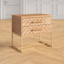Load image into Gallery viewer, 2 - Drawer Nightstand (brown) AP26
