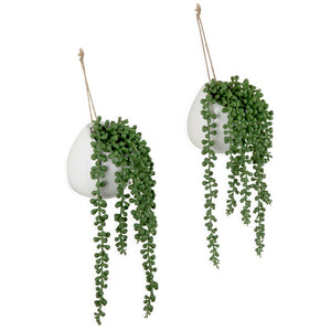 2 - Piece Artificial Foliage Plant in Planter Set