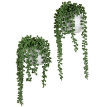 Load image into Gallery viewer, 2 - Piece Artificial Foliage Plant in Planter Set
