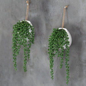 2 - Piece Artificial Foliage Plant in Planter Set