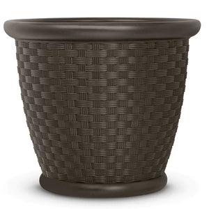 21" H x 22" W x 22" D 2 - Piece Resin Pot Planter Set (Set of 2)