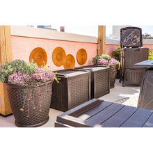 Load image into Gallery viewer, 21&quot; H x 22&quot; W x 22&quot; D 2 - Piece Resin Pot Planter Set (Set of 2)
