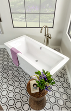 Load image into Gallery viewer, Odin Free Standing Tub Filler with Built-In Diverter - Includes Hand Shower 542AH
