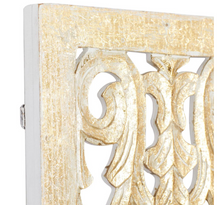 Load image into Gallery viewer, 36 in. x 12 in. Gold Wood Traditional Wall Decor, ,set of 4

