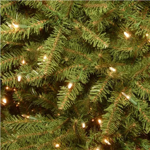 7.5 ft. PowerConnect Dunhill Fir Artificial Christmas Tree with Clear Lights