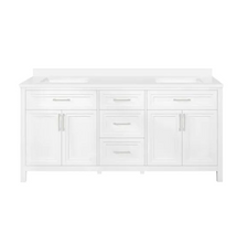 Load image into Gallery viewer, Laney 72 in. W Bath Vanity in White BASE ONLY.
