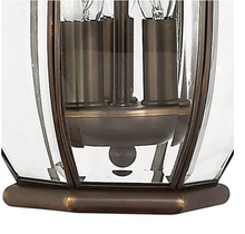 Load image into Gallery viewer, Hinkley Lighting 21&quot; Height 3 Light Lantern Outdoor Wall Sconce from the San Clemente Collection 6176RR
