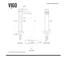 Load image into Gallery viewer, Vigo Niko 1.2 GPM Single Hole Bathroom Faucet 2796AH
