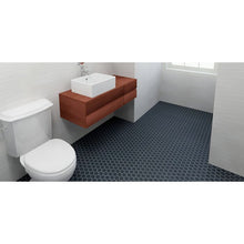 Load image into Gallery viewer, 2&quot; x 2&quot; Porcelain Honeycomb Mosaic Wall &amp; Floor Tile Black 1 Box #2538HW
