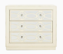 Load image into Gallery viewer, Safavieh Catalina Antique Beige/Nickel/Mirror Acacia 3-Drawer Chest
