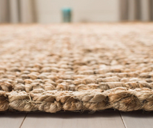 Load image into Gallery viewer, Natural Fiber Beige 5 ft. x 8 ft. Solid Area Rug
