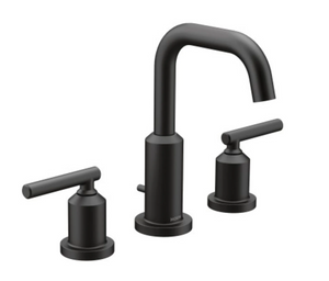 Moen Gibson Widespread Bathroom Sink Faucet - Includes Pop-Up Drain Trim, Less Rough In