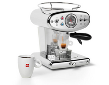 Load image into Gallery viewer, illy® X1 Anniversary Single Serve Espresso &amp; Coffee Maker in Stainless Steel
