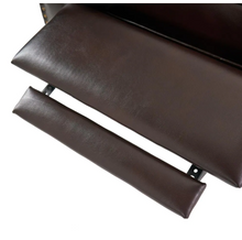 Load image into Gallery viewer, Neville 37 in. Width Big and Tall Brown Faux Leather Nailhead Trim Club Recliner
