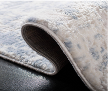 Load image into Gallery viewer, Amelia Gray/Blue 2 ft. x 6 ft. Abstract Runner Rug
