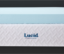 Load image into Gallery viewer, 4 Inch Gel and Aloe Infused Memory Foam Topper - Queen
