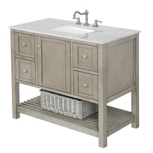 Load image into Gallery viewer, Lakeshore 42-inch Vanity with Carrara Marble Top
