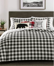 Load image into Gallery viewer, Eddie Bauer Mountain Plaid Comforter Set, Full/Queen SB1980
