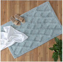 Load image into Gallery viewer, Alderbury Hand Woven Tufted Bath Mat, X50&quot; Blue, 30x50 CG260
