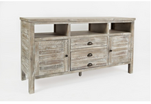 Load image into Gallery viewer, Artisan&#39;s Craft 60&quot; Media Console - Washed Grey MRM3921
