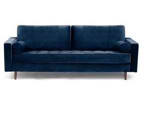 Bloomfield Sofa, Sapphire Blue Velvet 3132AH
