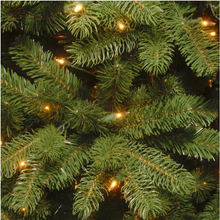 Load image into Gallery viewer, 4-1/2 ft. Feel Real Newberry Spruce Hinged Tree with 450 Dual Color LED Lights
