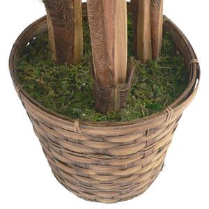 2 Artificial Palm Tree in Planter Set (Set of 2)