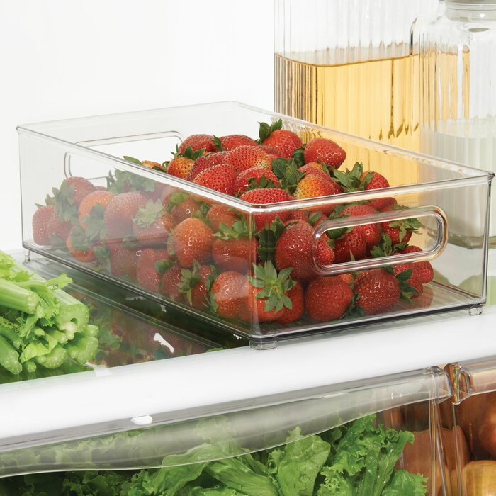 SET OF 2 Clear Container Food Storage Set #9542
