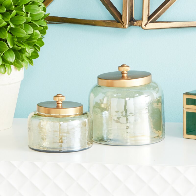 2 Piece Kitchen Canister Set