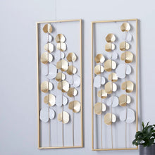 Load image into Gallery viewer, 2 Piece Metal Framed Leaf Wall Décor Set
