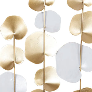 2 Piece Metal Framed Leaf Wall Décor Set