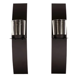 2 Piece Metal Wall Sconce Set (Set of 2)