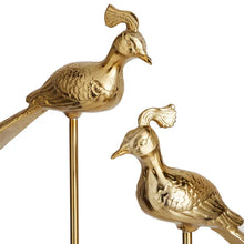 Load image into Gallery viewer, 2 Piece Metal on Square Stand Statue Set
