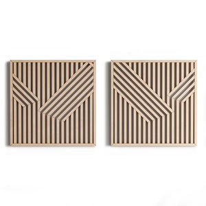 2 Piece Modern Wall Décor Set (Set of 2)