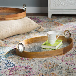 2 Piece Oval Coffee Table Tray Set - 415CE