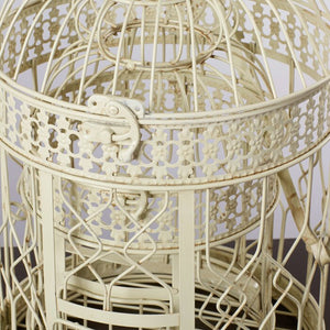 2 Piece Pawlowski Decorative Metal Bird Cage Set