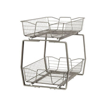 Load image into Gallery viewer, 2 Tier Pull Out Drawer 18.88&quot; H x 13.5&quot; W x 20&quot; D Size #1056HW
