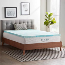Load image into Gallery viewer, 2&quot; Mattress Topper Gel Memory Foam queen
