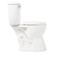 Load image into Gallery viewer, Signature Hardware Stalnaker 1.6 GPF Siphonic Two-Piece Round Toilet - Standard Seat Included 714AH
