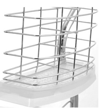 Load image into Gallery viewer, 16 in. 2-Tier Silver Chrome Plated Standing Dish Rack
