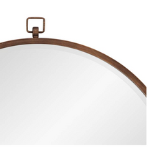 Load image into Gallery viewer, Quinn Antique Bronze 36&quot; Round Wall Mirror
