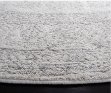 Load image into Gallery viewer, Adirondack Ivory/Silver 11 ft. x 11 ft. Border Medallion Round Area Rug
