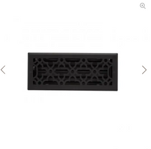 Load image into Gallery viewer, BALLAS STEEL FLOOR REGISTER - ANTIQUE BRASS 6" X 10" (7-1/4" X 11-3/8" OVERALL) 1574CDR
