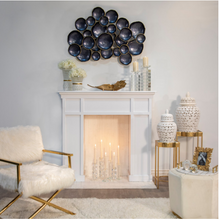 Load image into Gallery viewer, Sagebrook Home Pierced White Temple Jar 2371AH
